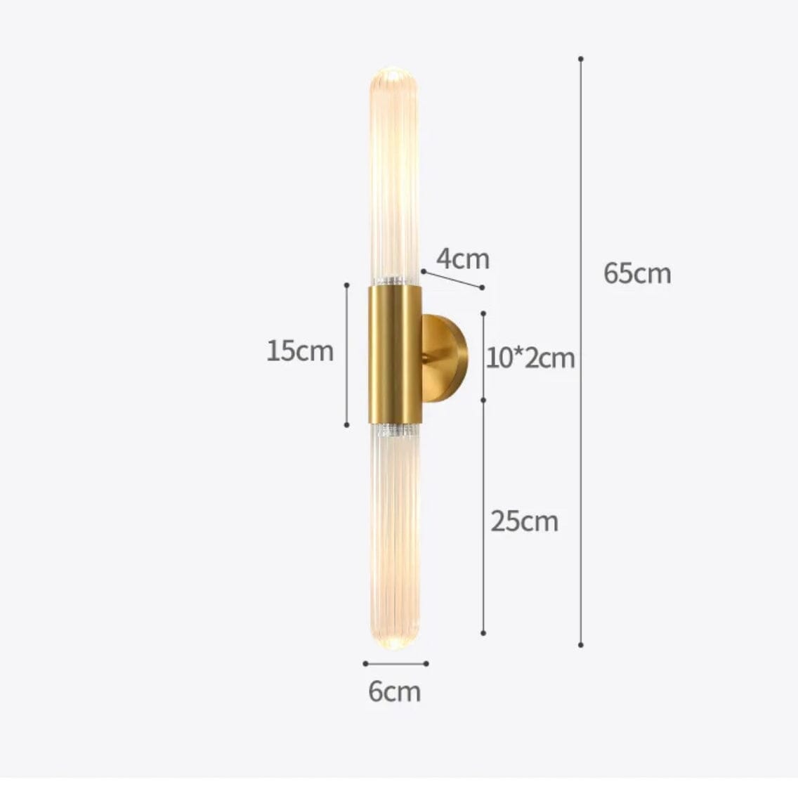 Lyra skleněná stojací lampa, severské moderní osvětlení do kuchyní a obývacích prostor | Lersk