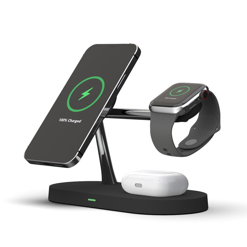 QuattroCharge 4v1 MagSafe bezdrátová nabíječka pro iPhone, Watch a Buds