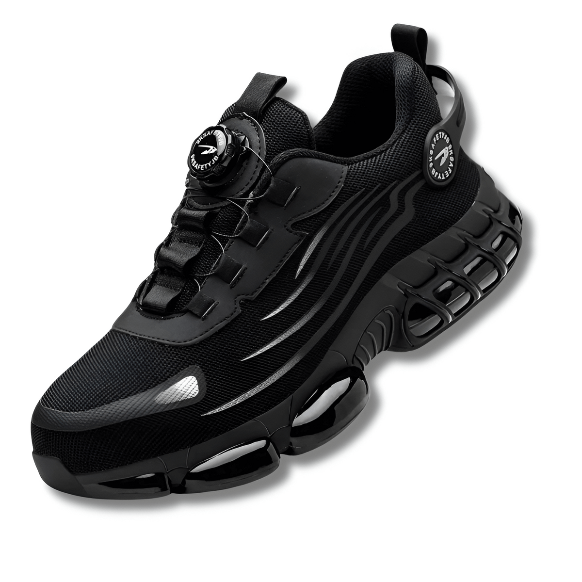 StratoStride Pro Orthopedic Safety Shoes For Men With One-Hand Change PU Sole