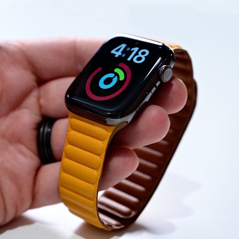 Kerrin Magnetic Leather Link Band | Lersk