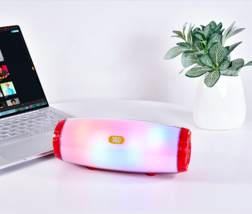 EchoWave Portable Bluetooth LED Speaker with Vibrant Lights | Lersk