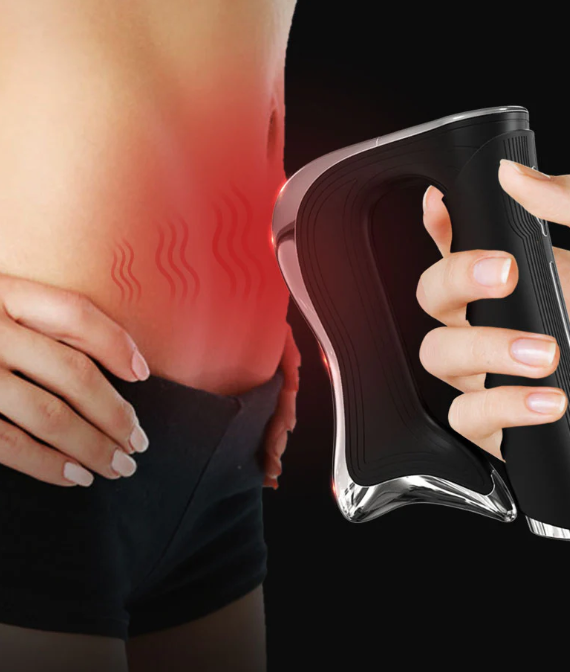 Lame de massage à micro-vibrations inspirée du Gua Sha avec technologie NMES pour un soulagement musculaire quotidien | Lersk