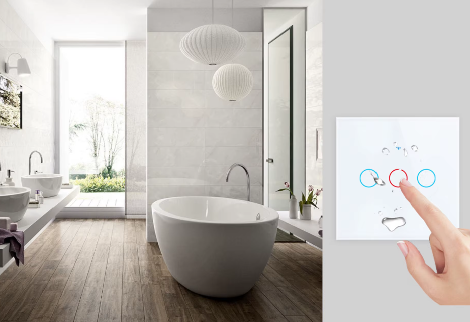WiFi Smart Touch Light Switch with Alexa and Google Home No Neutral Wire Required | Lersk