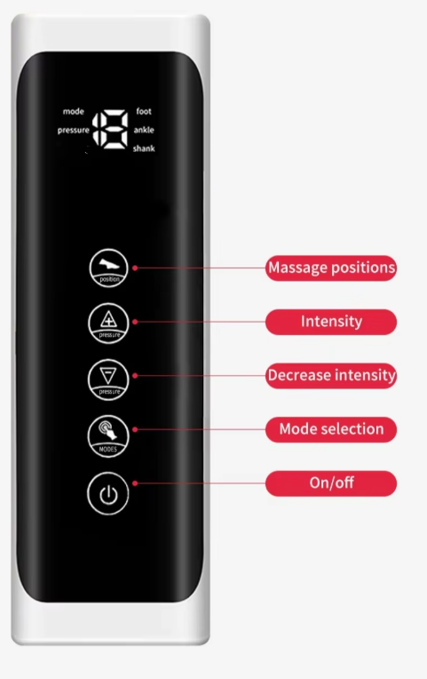 Pneumatic Full-Leg Massager — Professional Air Compression with Smart Remote | Lersk