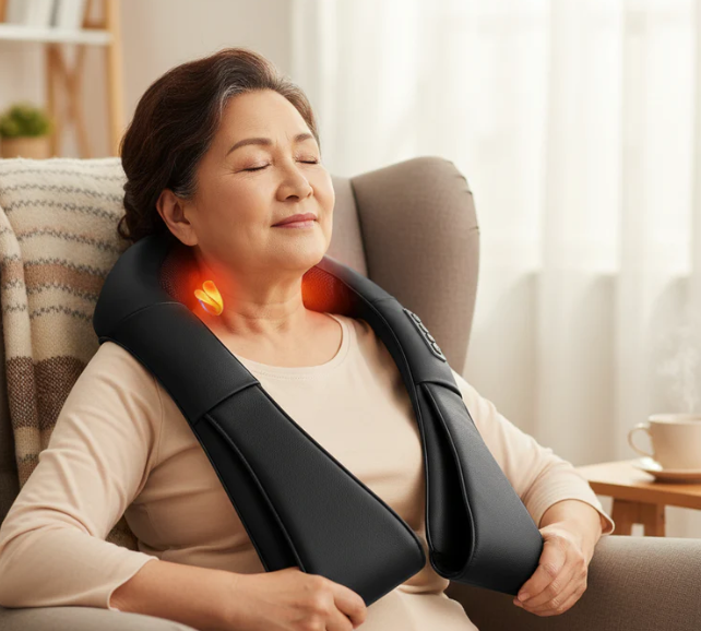 Massageador Aquecido para Pescoço e Costas – Alívio Profundo em Todo o Corpo | Lersk