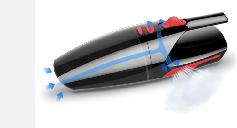 AeroClean lehký bezdrátový ruční vysavač do auta 2200mAh | Lersk