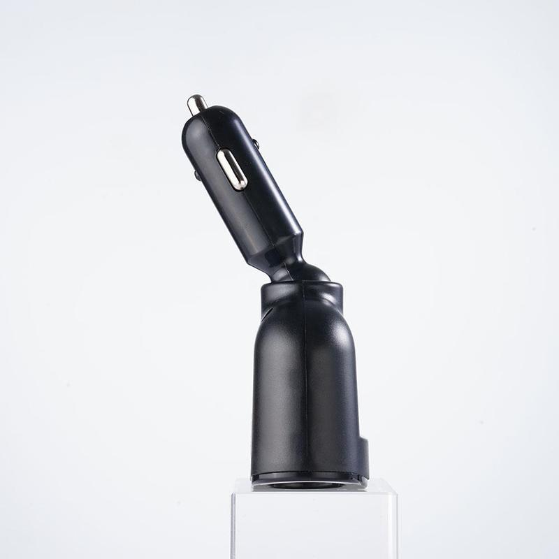 12-24V Dual USB Car Socket Splitter With Blue Ambient Light | Lersk
