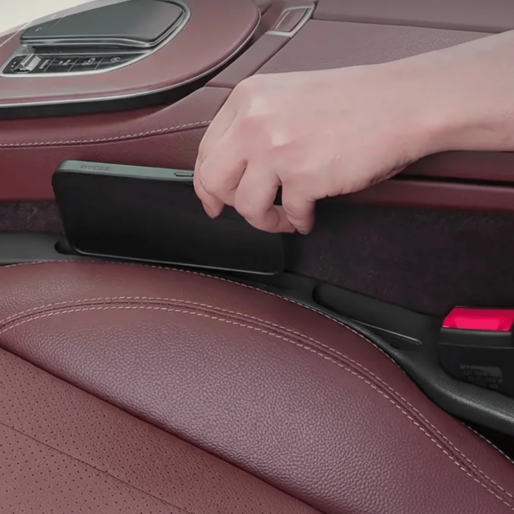 Leather Car Seat Gap Organizer Storage Filler Lost Items | Lersk