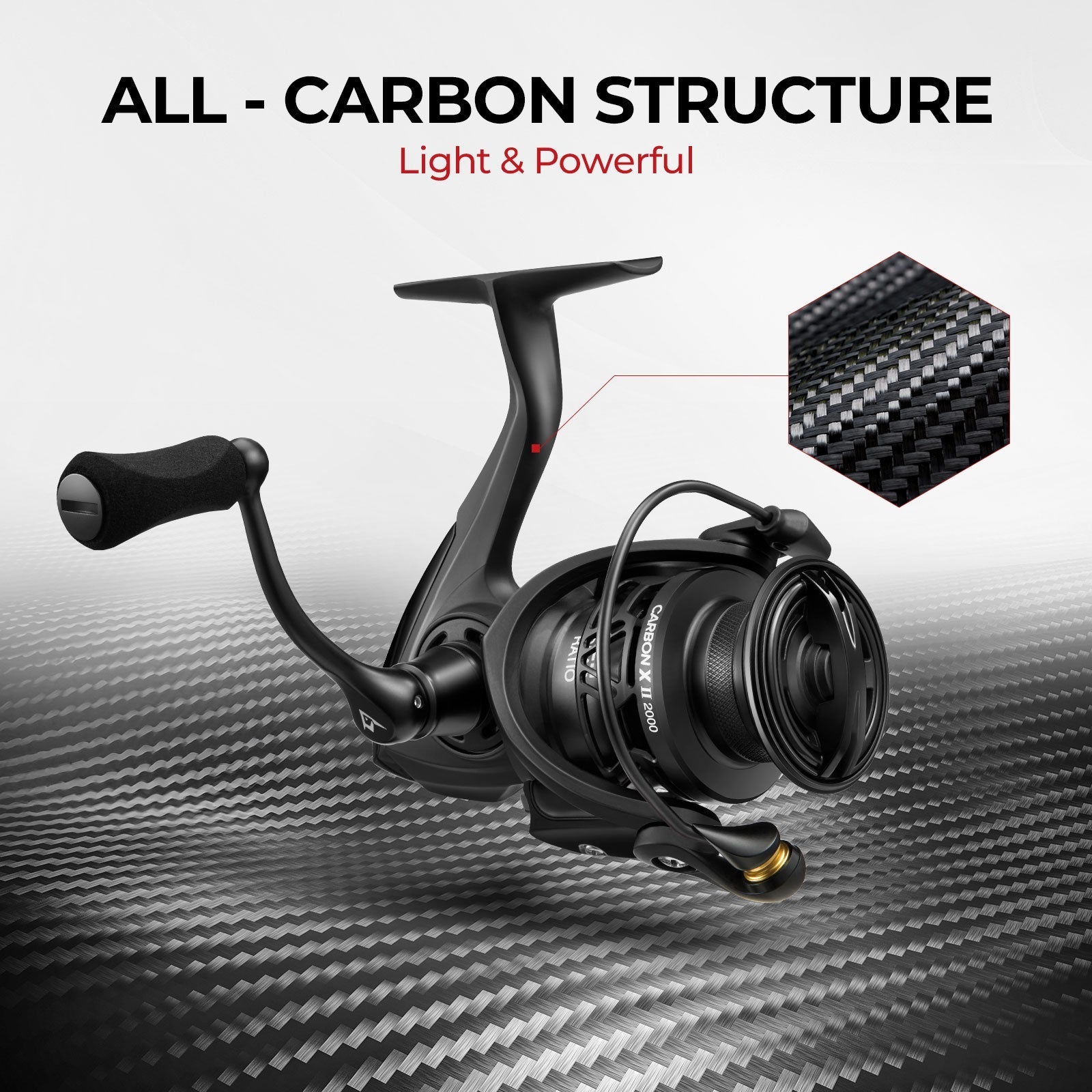 Piscifun Carbon X II Spinning Molens Beste Ultralichte Spinning Vismolen | Lersk