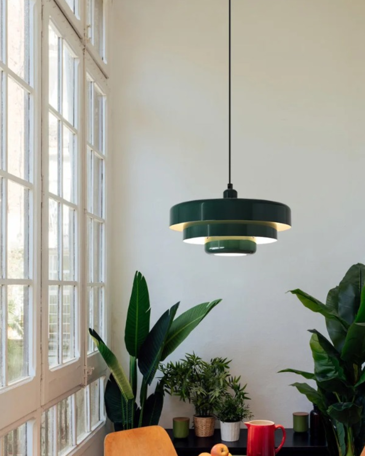 Solara Retro Orange Pendant Light With Modern Twist | Lersk