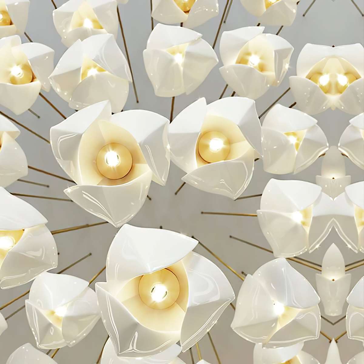 Ceramic Bud Pendant Light for Modern Interiors | Lersk