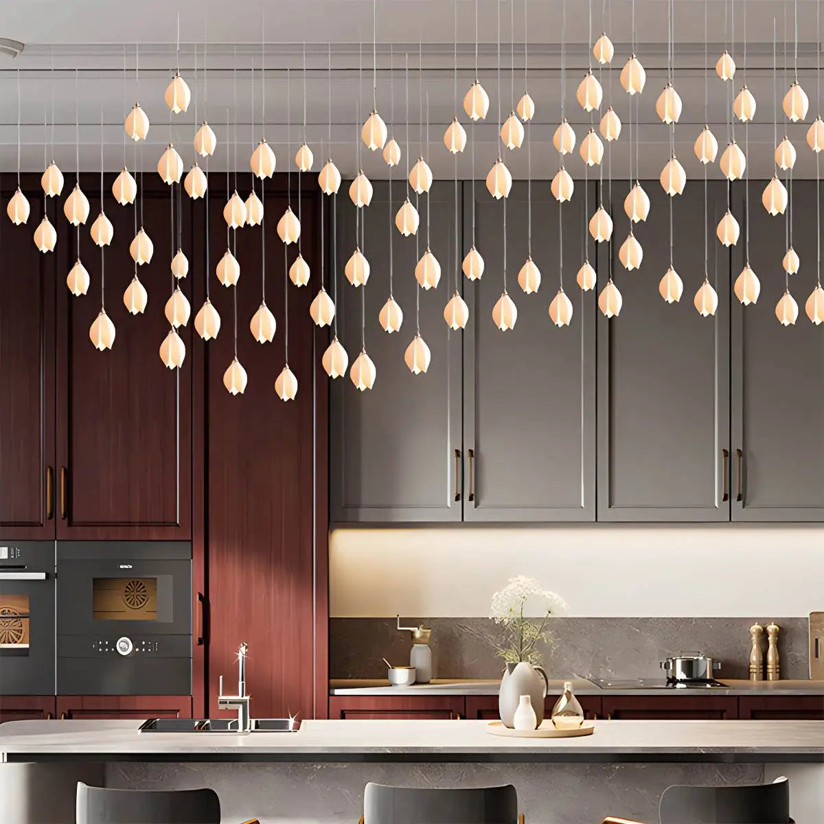 Ceramic Bud Pendant Light for Modern Interiors | Lersk