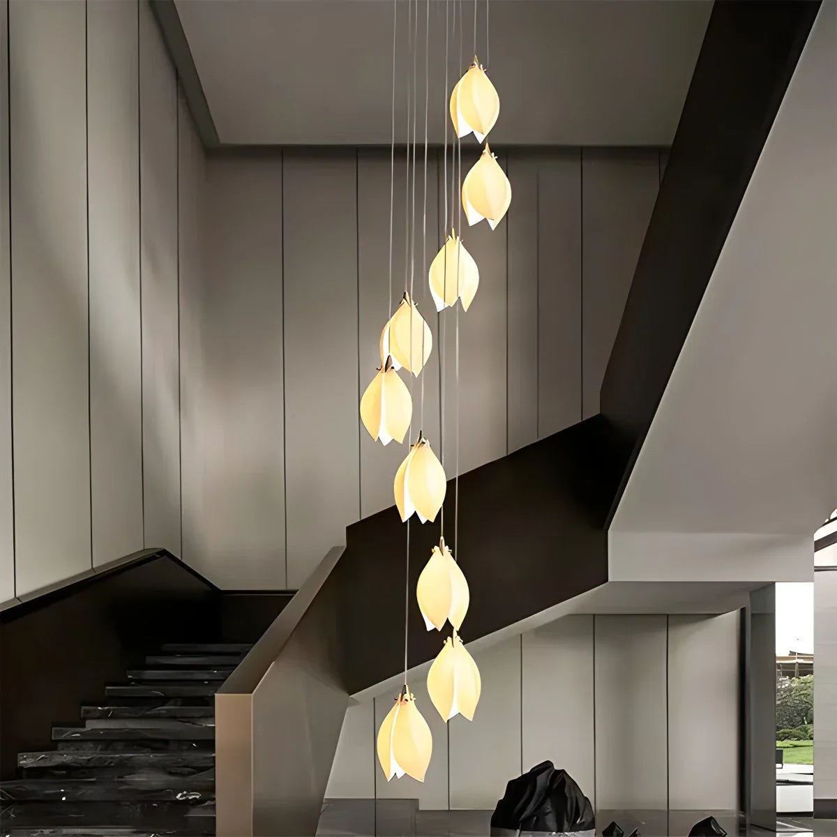 Ceramic Bud Pendant Light for Modern Interiors | Lersk