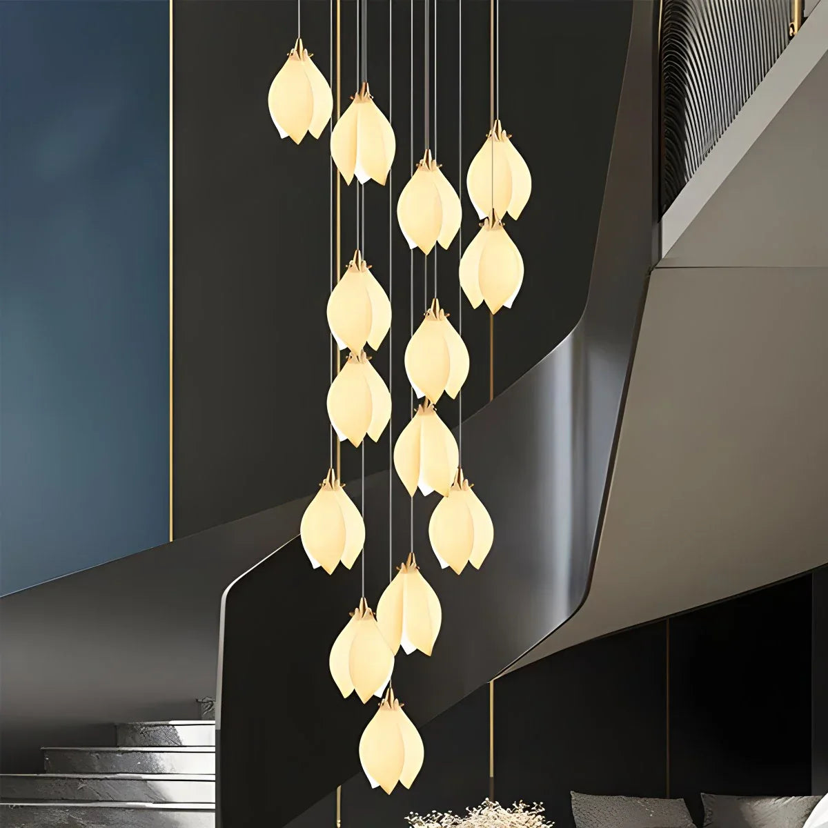 Ceramic Bud Pendant Light for Modern Interiors | Lersk