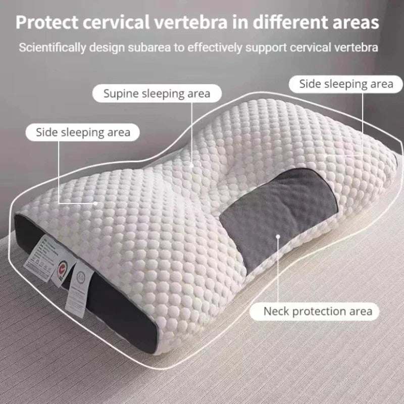 OrthoEase Neck Pillow with Massage and Head Support | Lersk