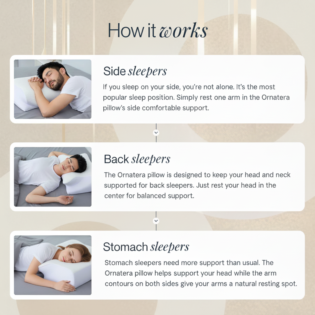 OrthoCloud | Advanced Ergonomic Contour Memory Foam Pillow | Lersk