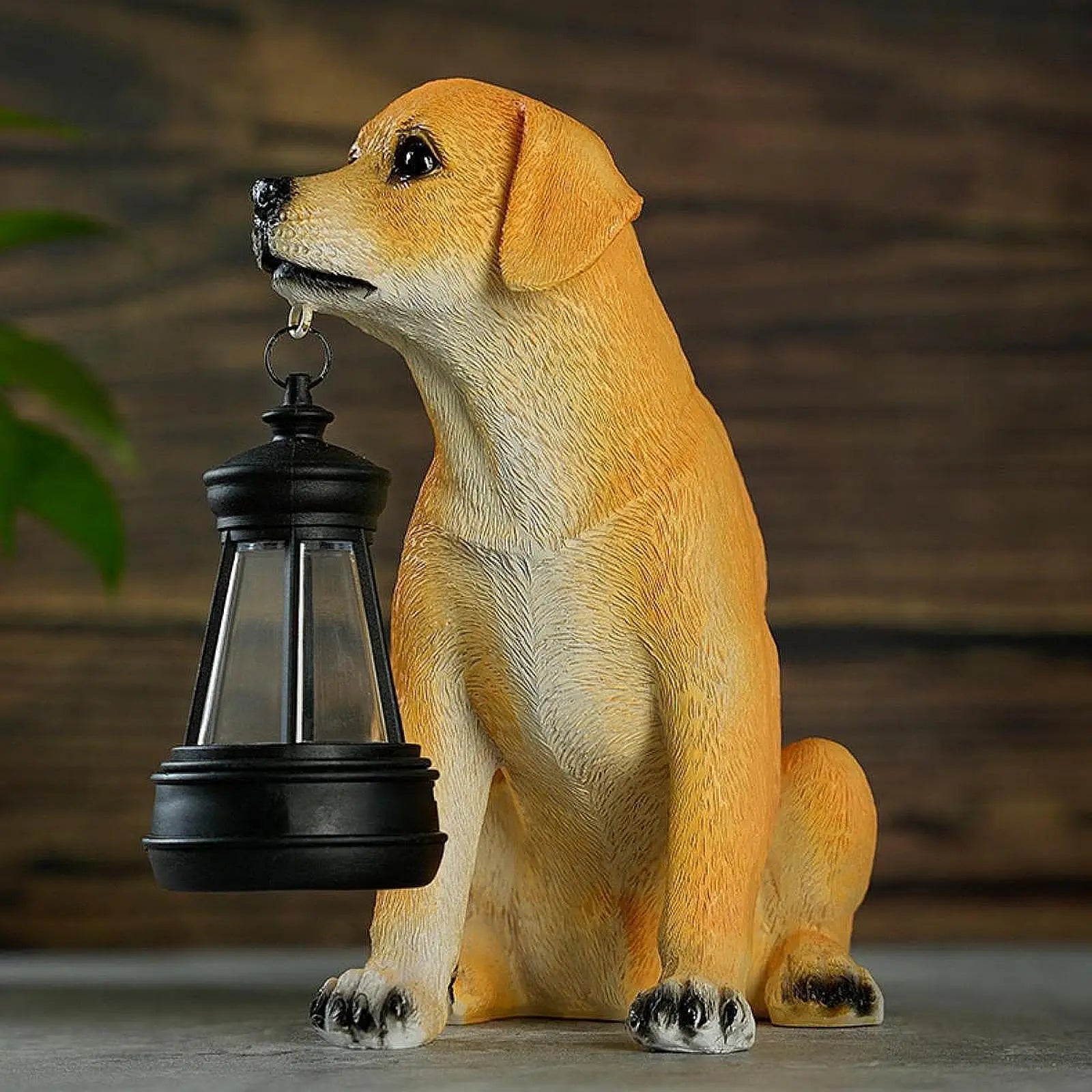 Statua Solare per Cani da Giardino per Giardini Esterni e Patios | Lersk