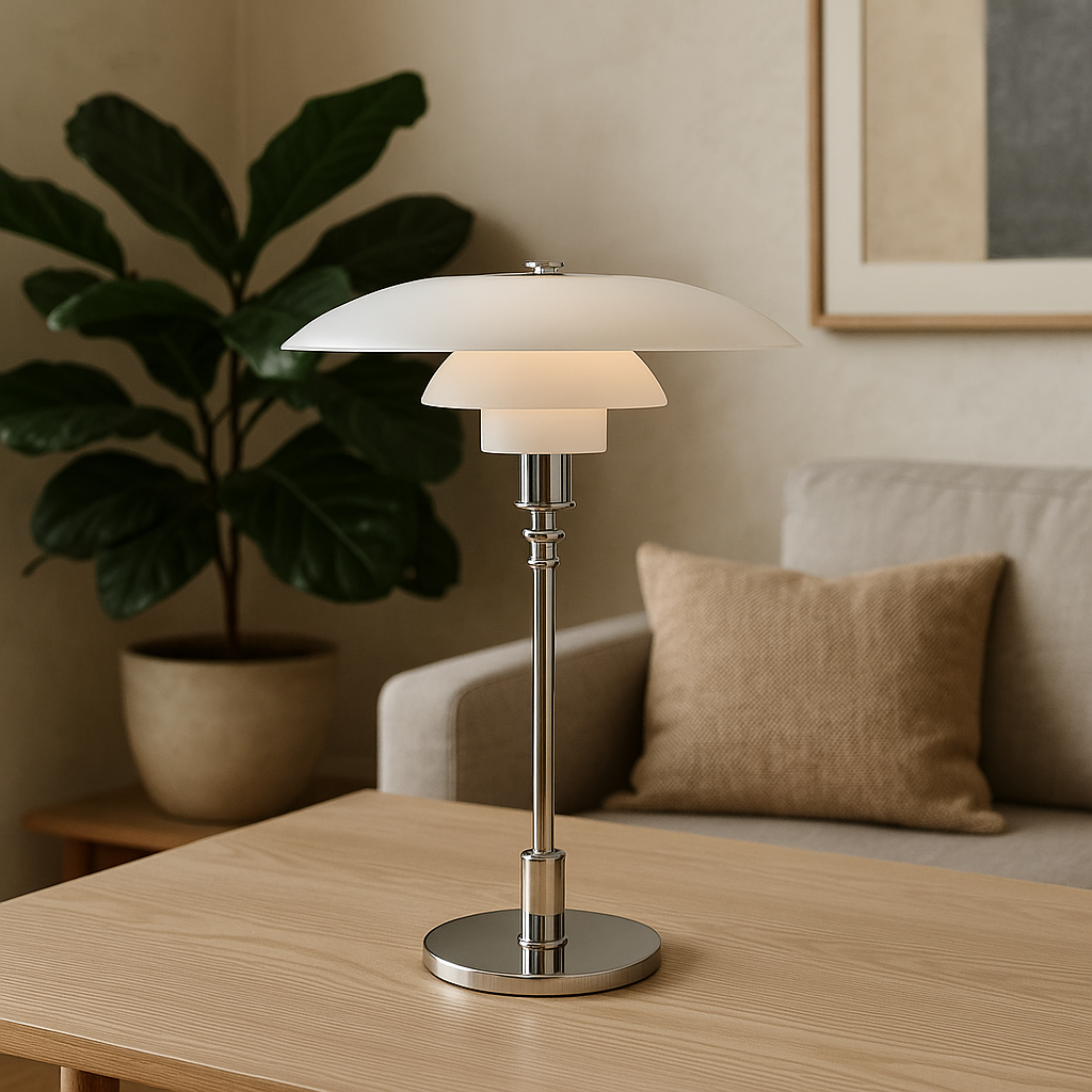 Stolní lampa NovaGlow LED do ložnice, obývacího pokoje a pro čtení | Lersk