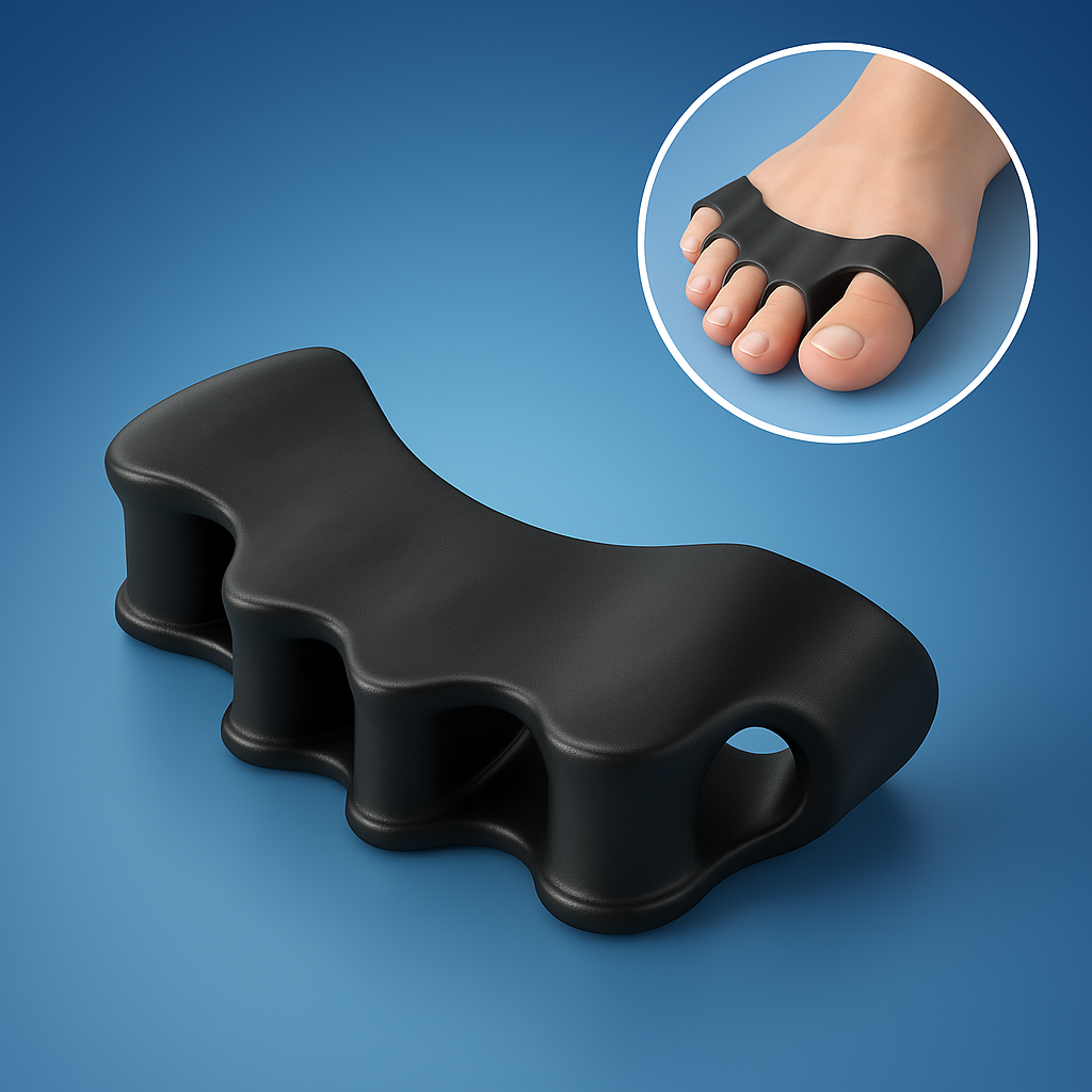 FlexAlign Tåspreder - Tåjustering og Smertelindring ved Hallux Valgus, Overlappende Tæer og Fodkomfort | Lersk