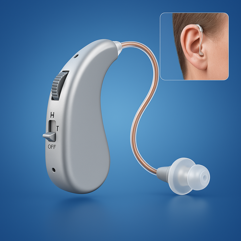 HearingPlus Ładowalny Cyfrowy Aparat Słuchowy do Wyraźnego Wzmacniania Dźwięku, Komfortowy do Całodziennego Noszenia | Lersk
