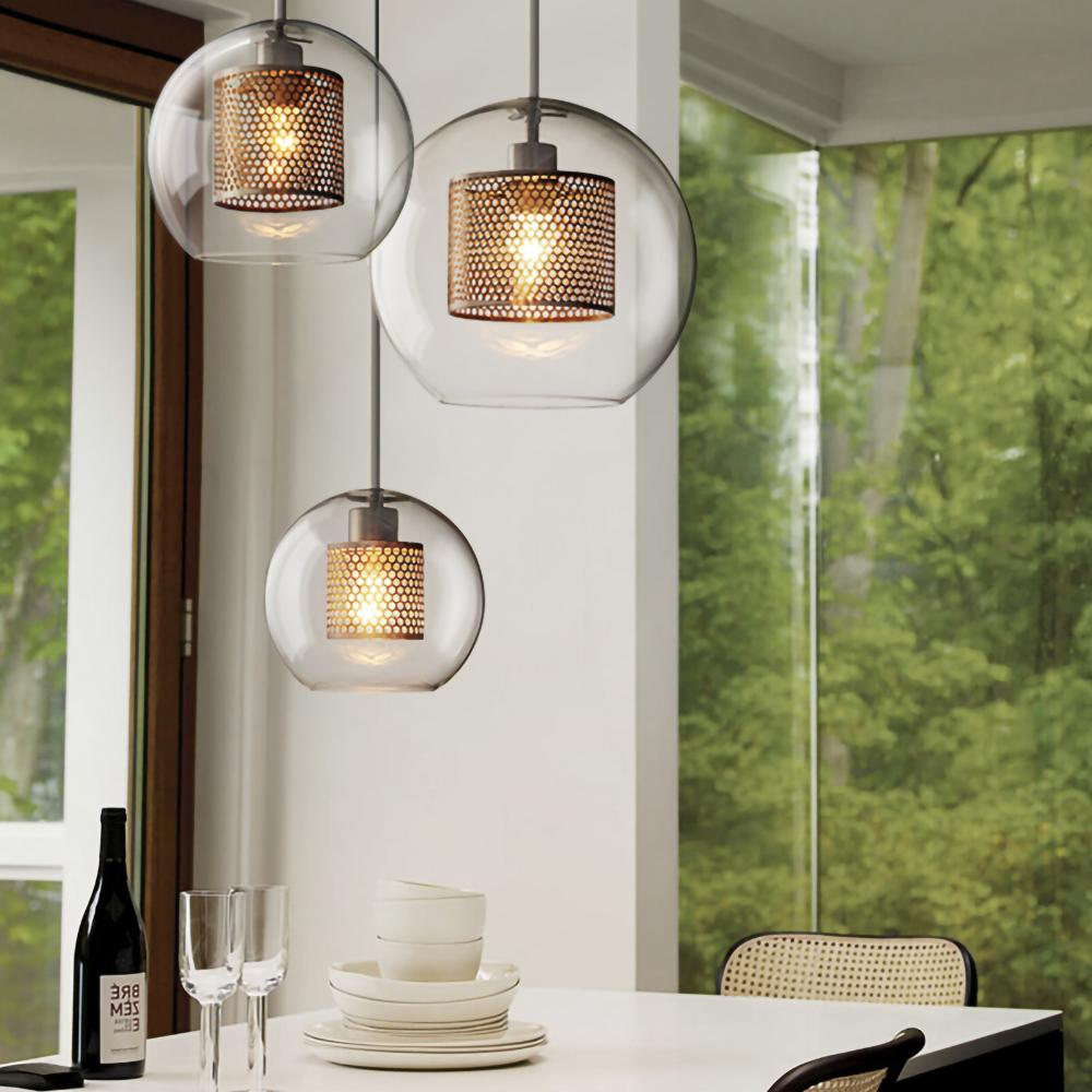 Chiswick Glass Pendant Light for Kitchen Island | Lersk