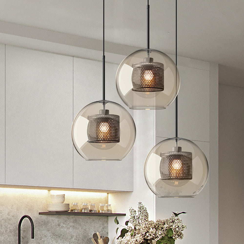 Chiswick Glass Pendant Light for Kitchen Island | Lersk