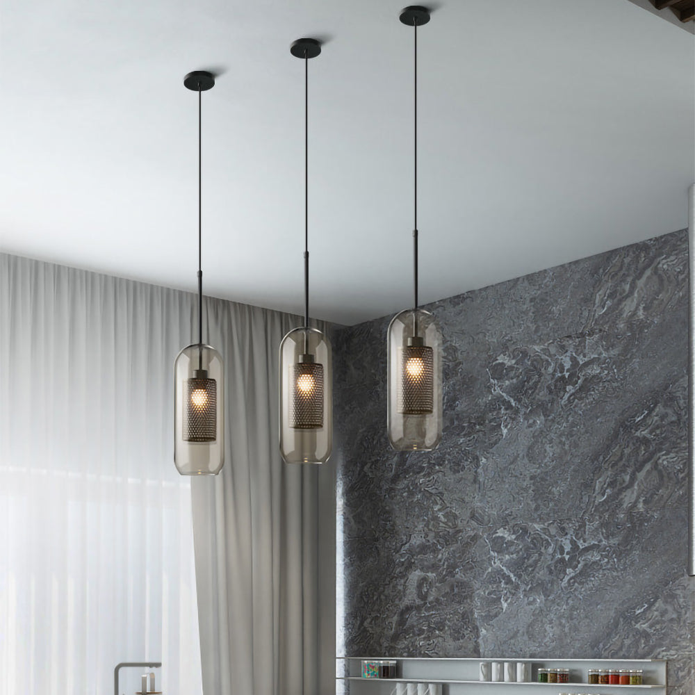 Chiswick Glass Pendant Light for Kitchen Island | Lersk
