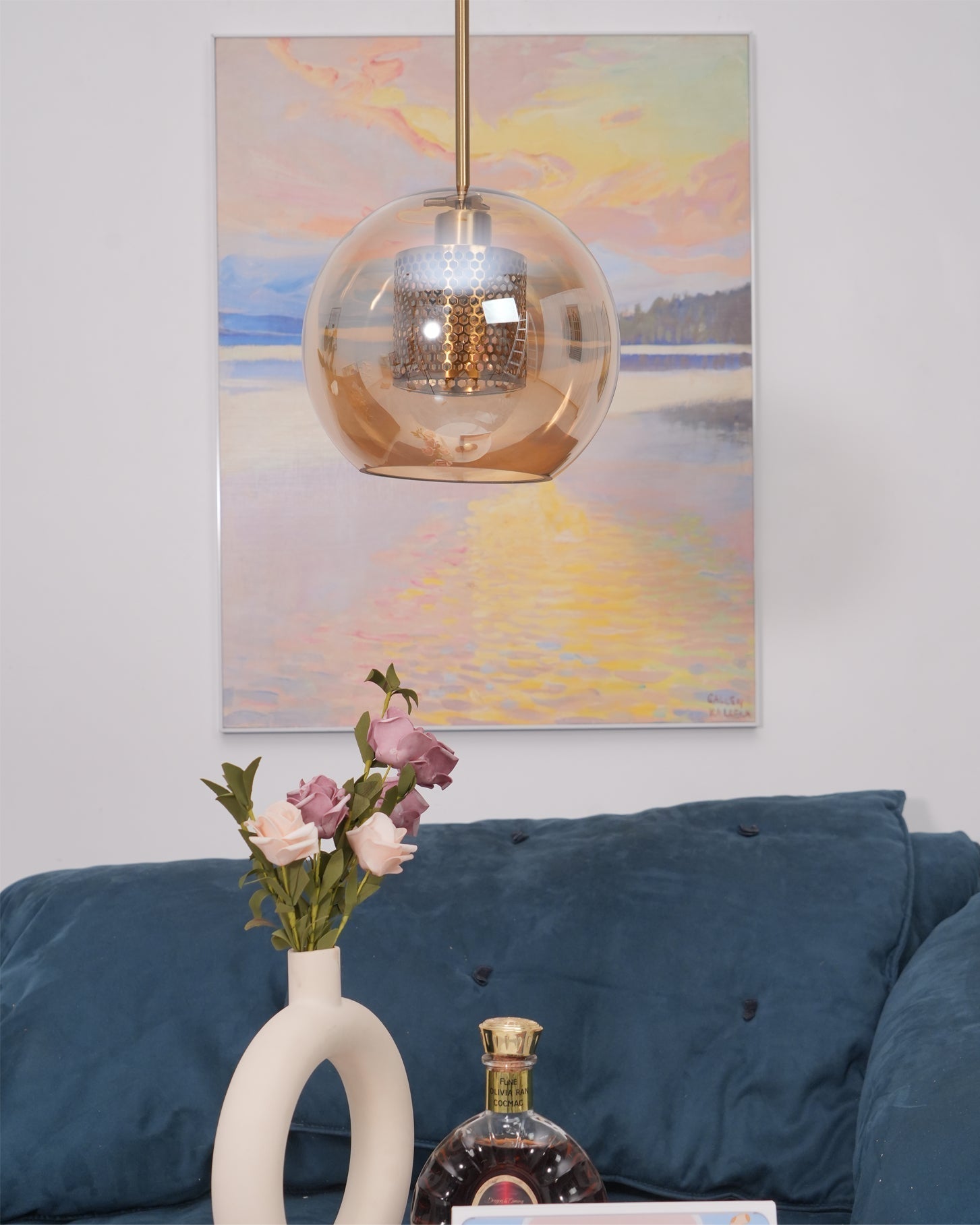 Chiswick Glass Pendant Light for Kitchen Island | Lersk