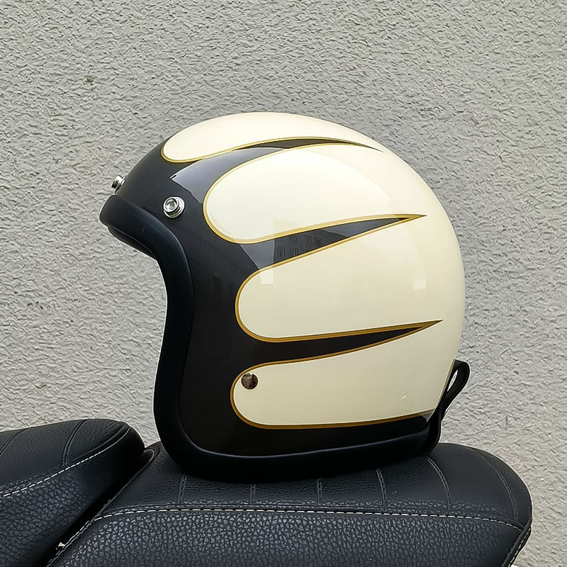 VesperRyder Retro Motorcycle Helmet With DOT And ECE Certification | Lersk