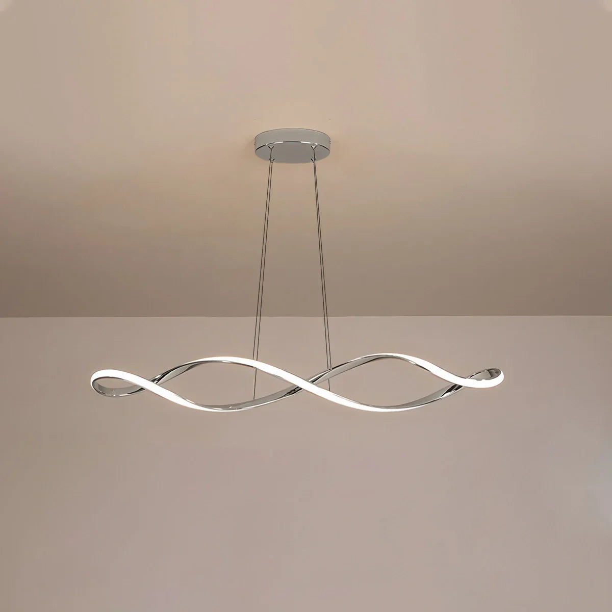 Lámpara colgante Linear Twist para comedor | Lersk