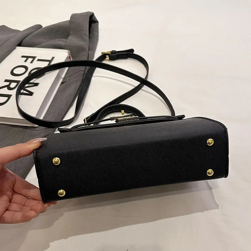 Aurea kožená kabelka přes rameno a crossbody pro ženy na každý den | Lersk
