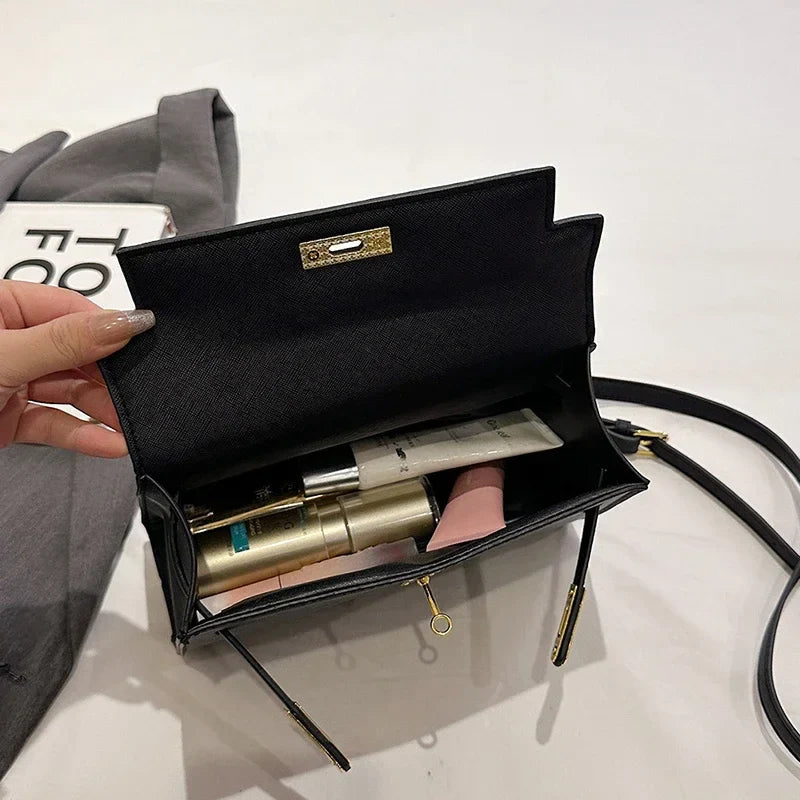 Aurea kožená kabelka přes rameno a crossbody pro ženy na každý den | Lersk