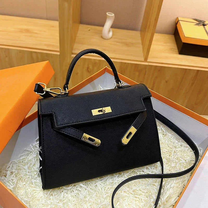 Aurea kožená kabelka přes rameno a crossbody pro ženy na každý den | Lersk