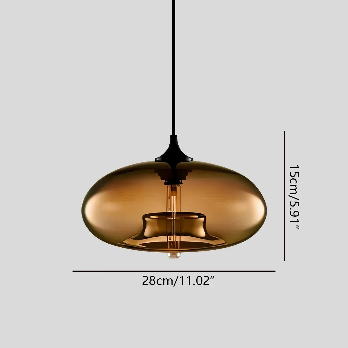 Colorful Glass Pendant Light for Dining Area | Lersk