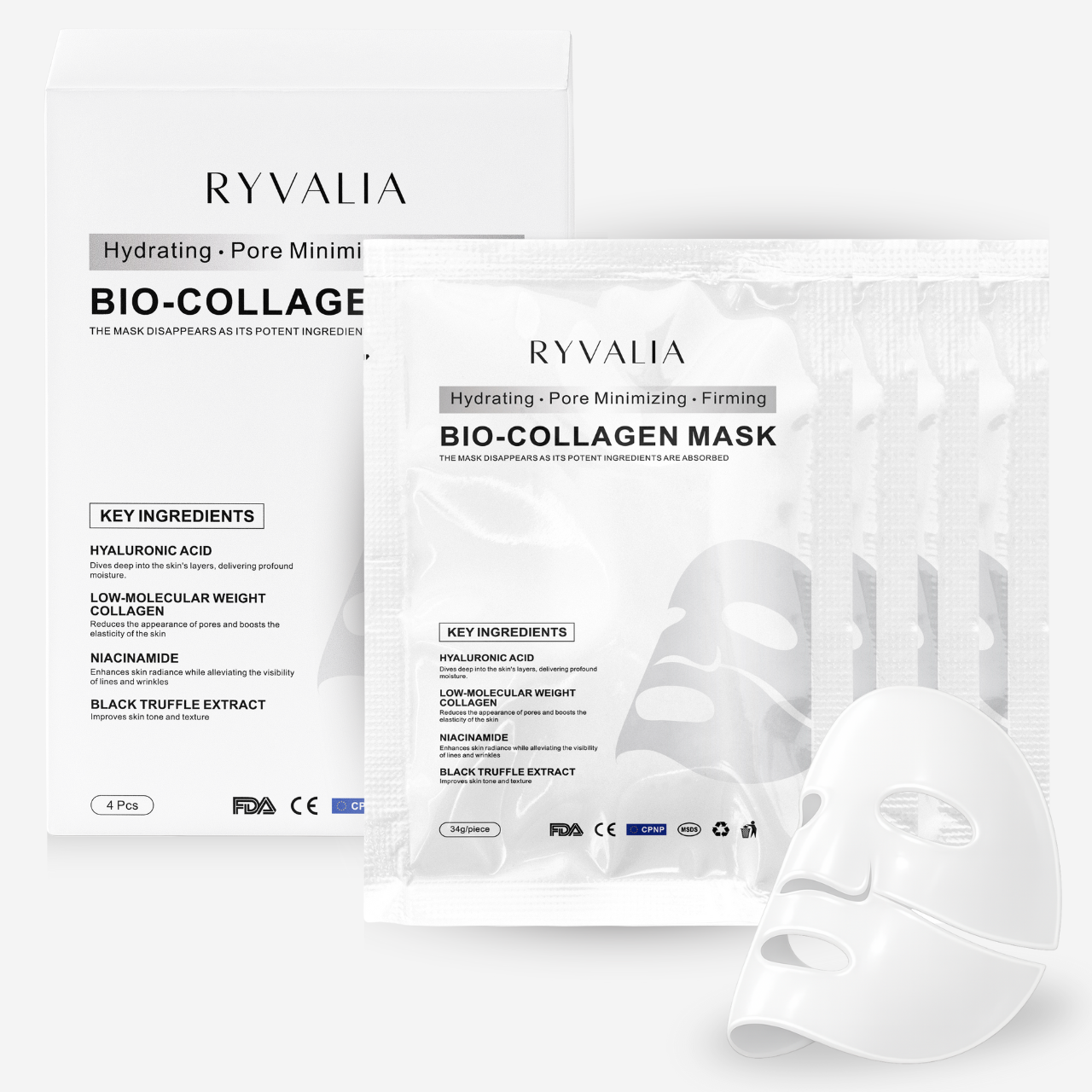 Bio-Collagen Hydrating Face Mask for Deep Moisture, Elasticity & Radiance | Lersk