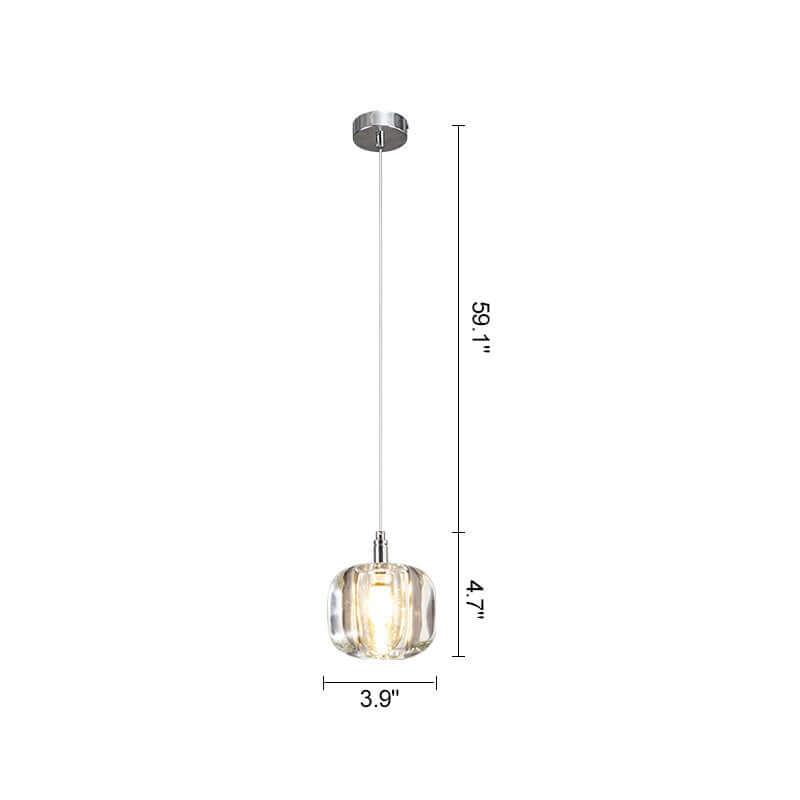 Colored Glass Multi Pendant Chandelier | Lersk