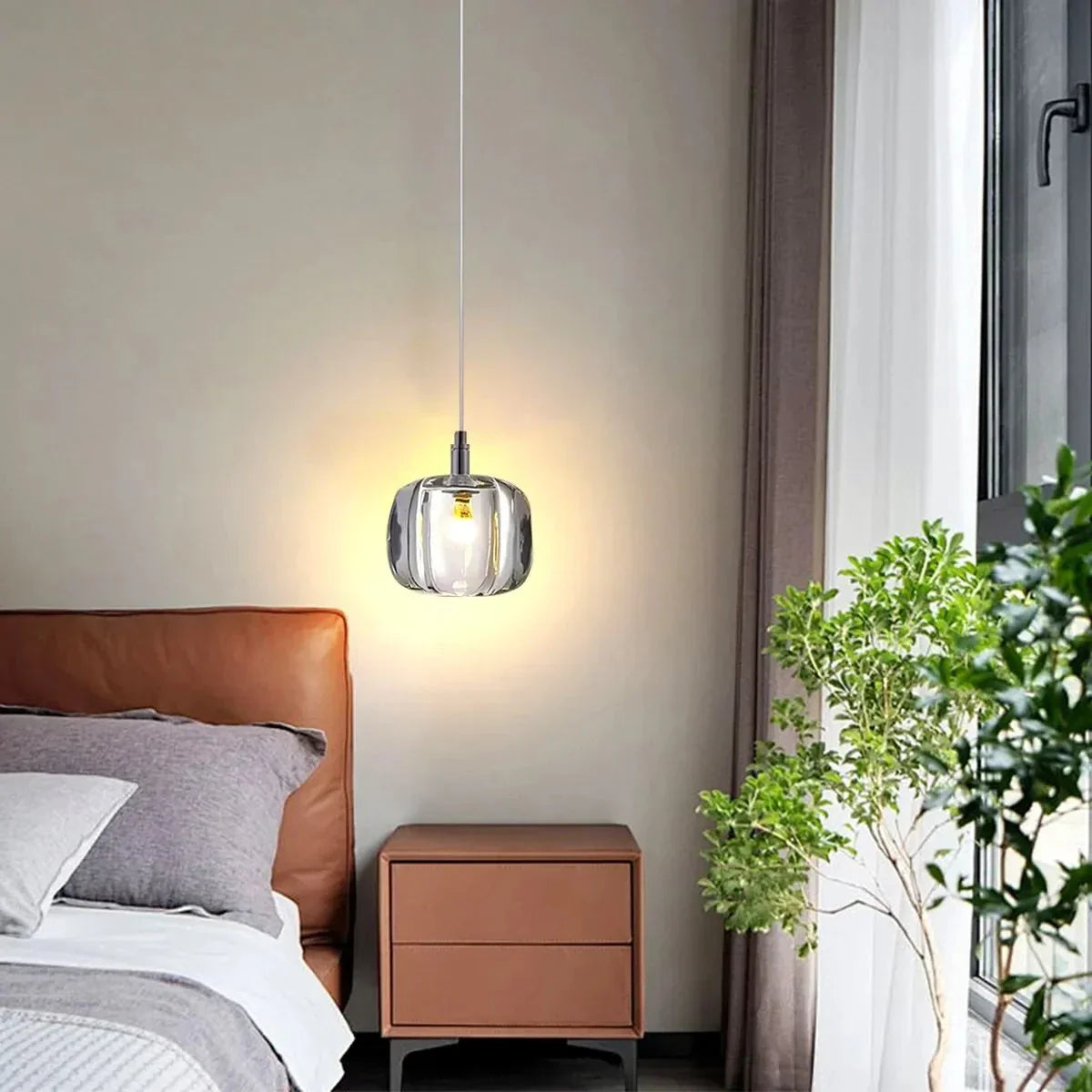 Colored Glass Multi Pendant Chandelier | Lersk