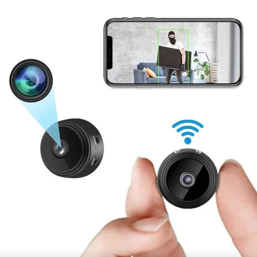 Compact 1080P WiFi Security Cam With Night Vision For Baby | Lersk