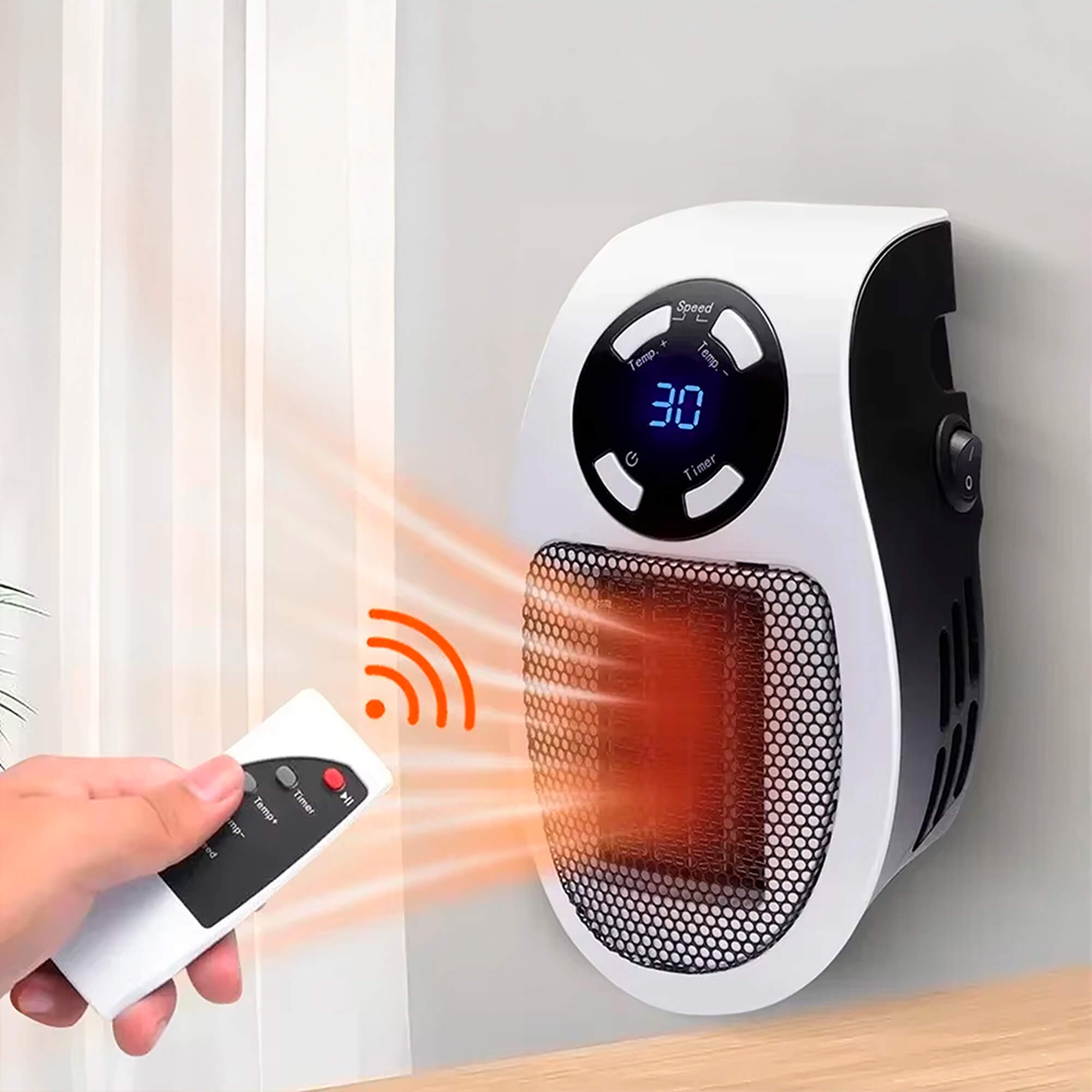 Kirreanova Mini USB- og Plug-In Lavt Forbrug Rumvarmer | Lersk