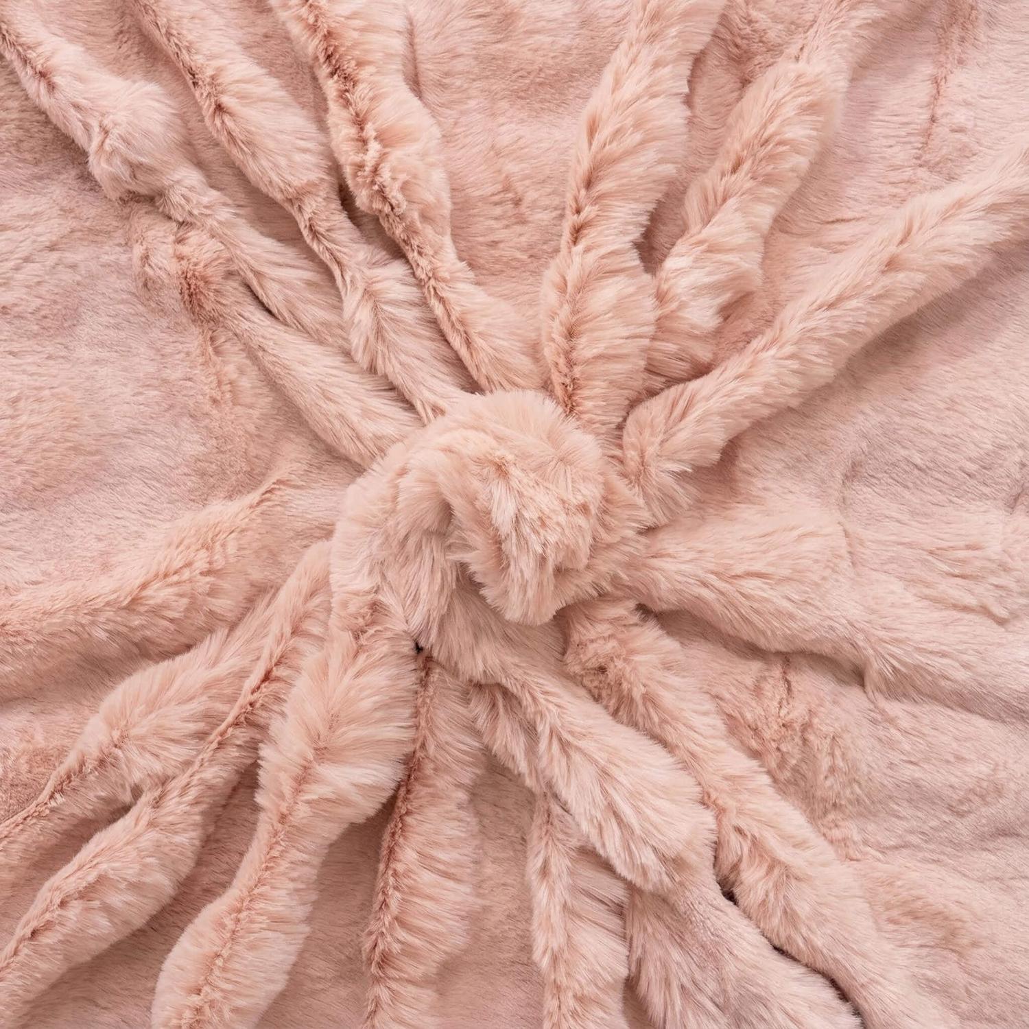 Weiche Korallenfleece-Kuschelhasen-Decken-Kollektion | Lersk