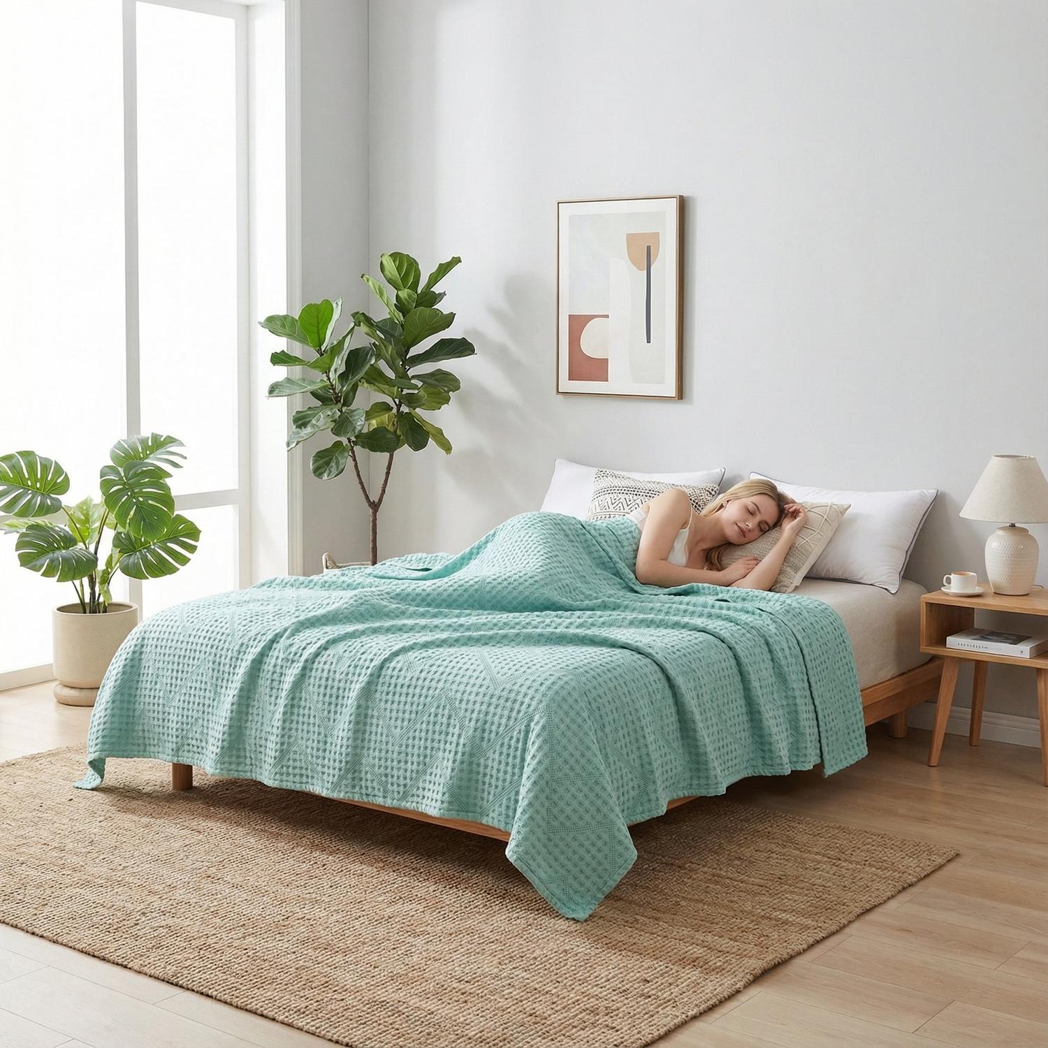 Soft Cotton Jacquard Towel Quilt for Cozy Bedding Decor | Lersk