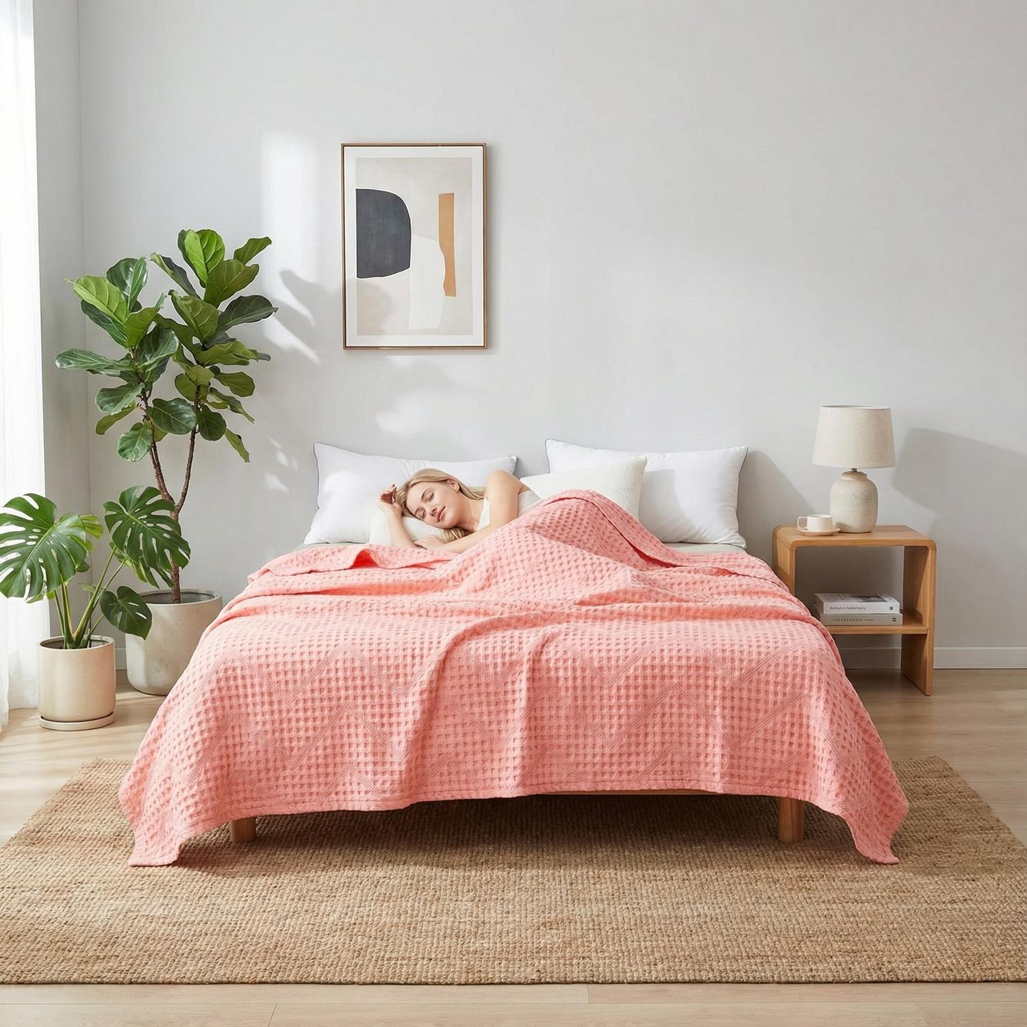 Soft Cotton Jacquard Towel Quilt for Cozy Bedding Decor | Lersk