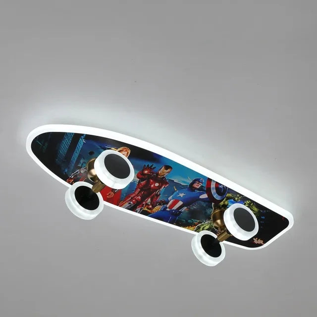 GlowDeck LED osvětlení skateboardu pro dekoraci dětského pokoje | Lersk