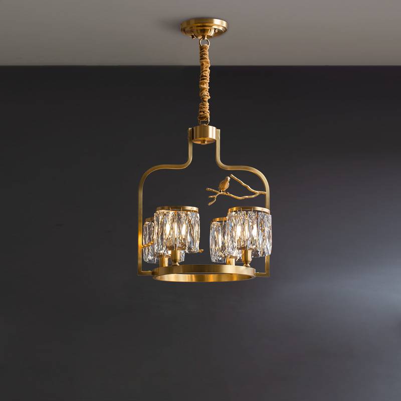 Crystal Chandelier for Modern Spaces Elegant Ambient Lighting | Lersk