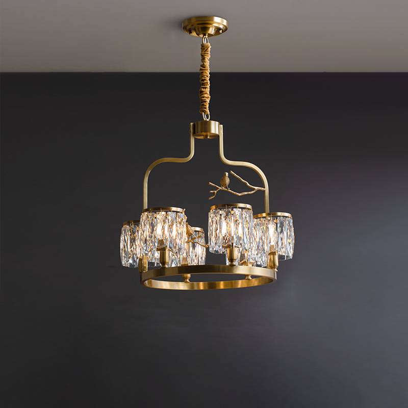 Crystal Chandelier for Modern Spaces Elegant Ambient Lighting | Lersk