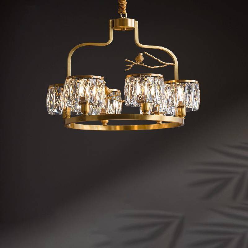 Crystal Chandelier for Modern Spaces Elegant Ambient Lighting | Lersk