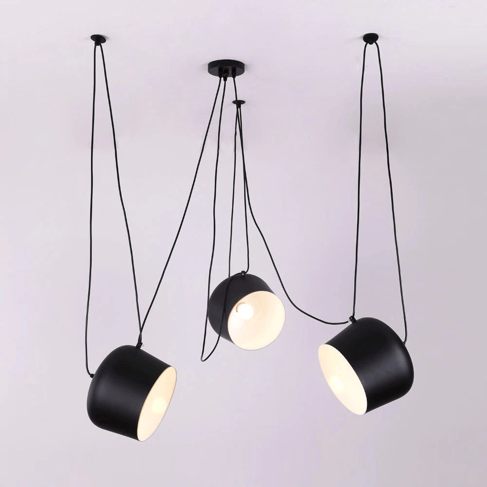 Drum Pendant Light Elegant Cable Hanging Lamp For Kitchen Bedroom Office Home Decor | Lersk