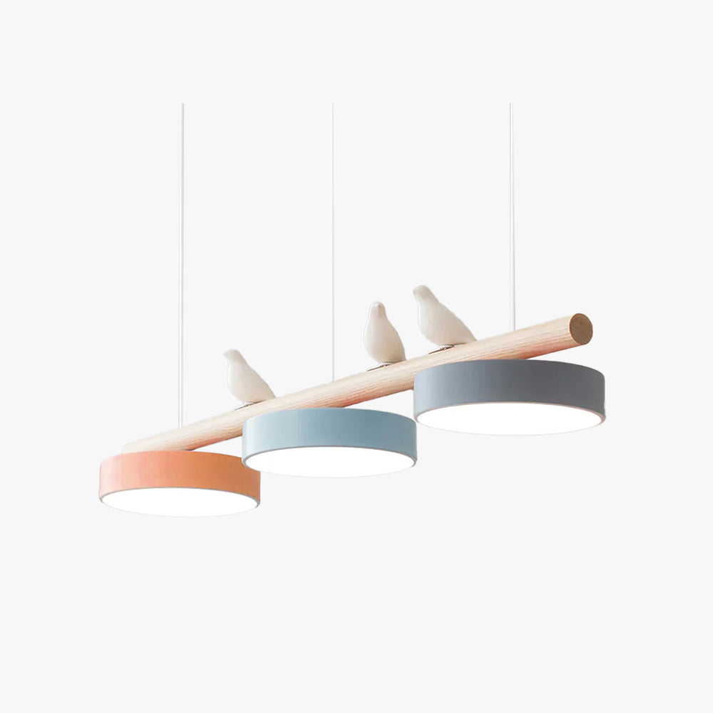 LyraNest Ptačí závěsná lampa Přírodou inspirovaná lampa do domácnosti | Lersk