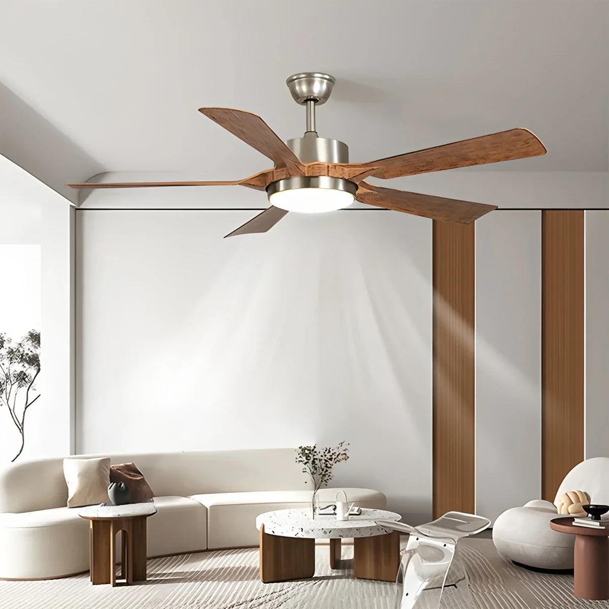 Ventilador de techo regulable con luz y control remoto | Lersk