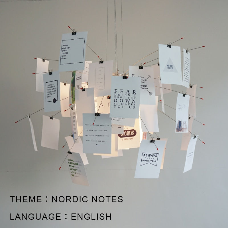 LumaCraft DIY Chandelier Personalizable Lighting Fixture | Ingo Maurer Zettel | Lersk